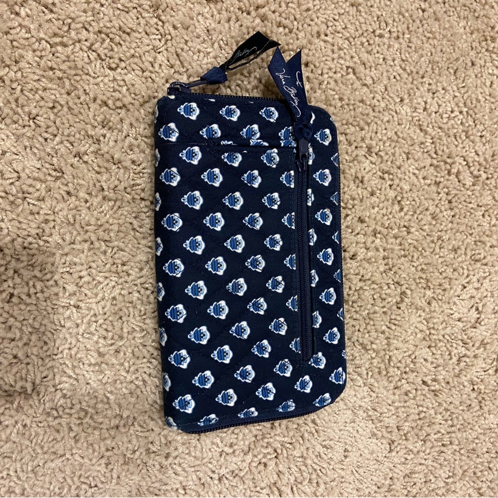 Vera Bradley Zip Around Wallet with checkbook cover